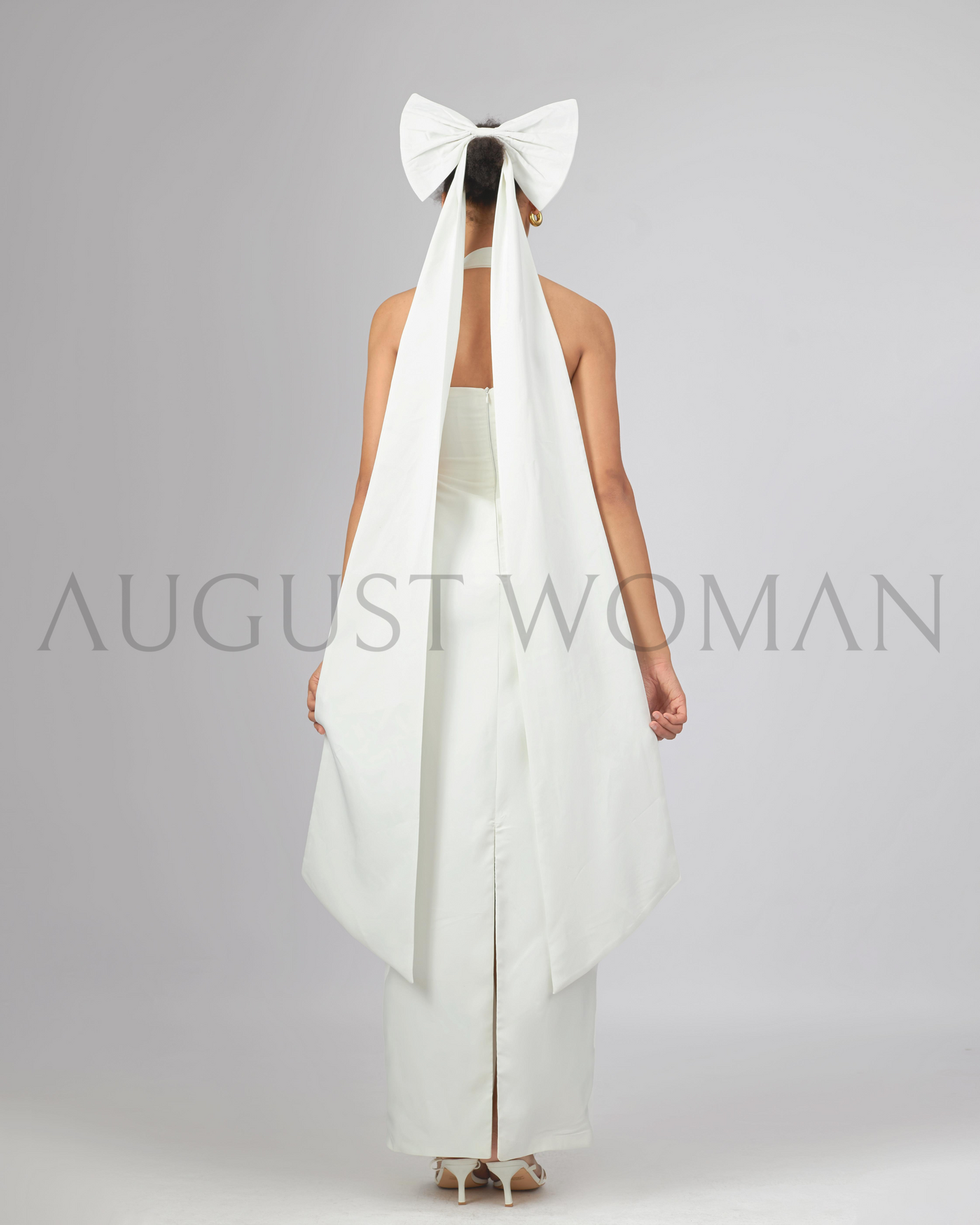 Chealley Halter Dress - White